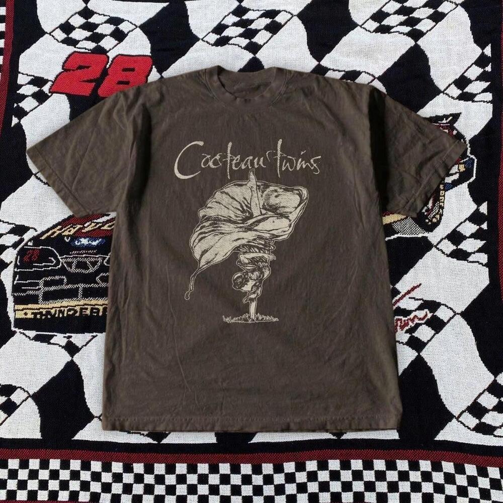 Style Cocteau Twins Band Tee With A Worn, Faded Look Bandtee
